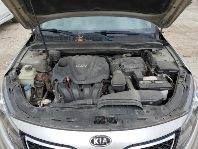 KNAGN4A73B5072123 - 2011 KIA OPTIMA EX SILVER photo 11