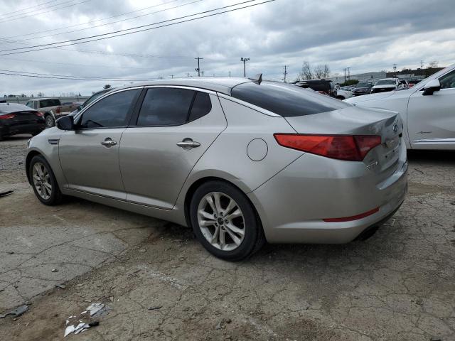 KNAGN4A73B5072123 - 2011 KIA OPTIMA EX SILVER photo 2