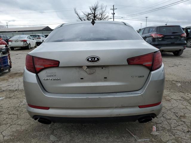 KNAGN4A73B5072123 - 2011 KIA OPTIMA EX SILVER photo 6