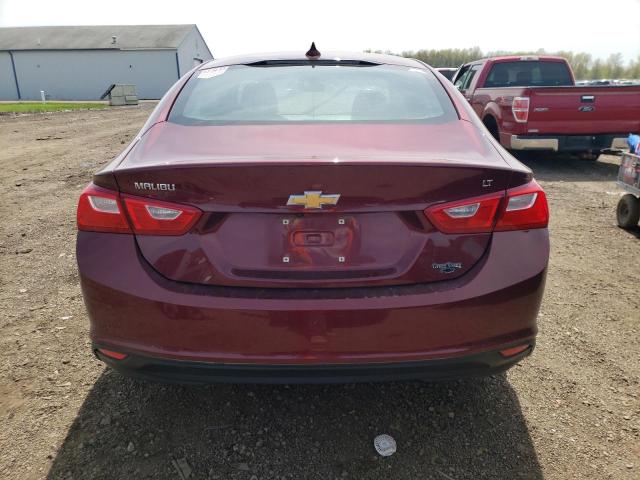 1G1ZE5ST4GF187806 - 2016 CHEVROLET MALIBU LT MAROON photo 6