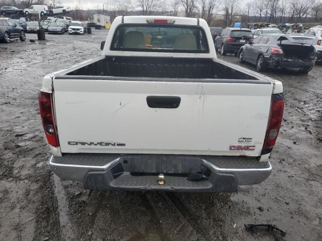 1GTCS14E088216074 - 2008 GMC CANYON WHITE photo 6