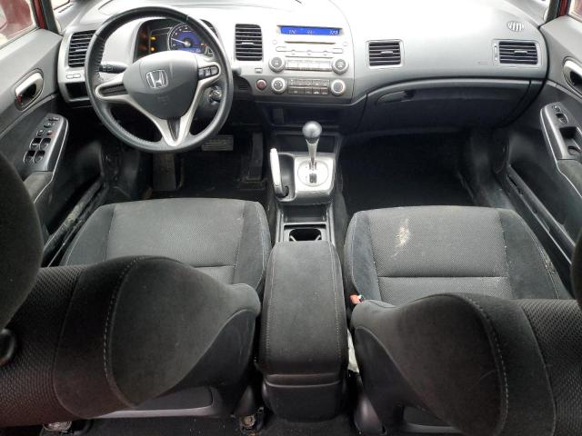 2HGFA16649H108222 - 2009 HONDA CIVIC LX-S RED photo 8