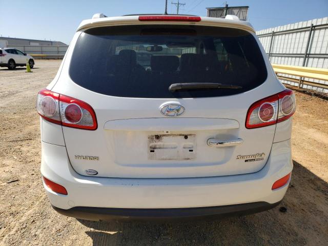 5NMSKDAG9AH384318 - 2010 HYUNDAI SANTA FE LIMITED WHITE photo 6