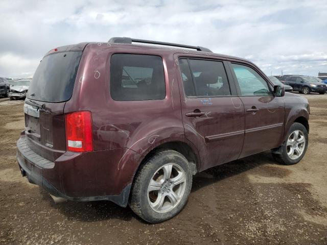 5FNYF4H67FB502371 - 2015 HONDA PILOT EXL BURGUNDY photo 3