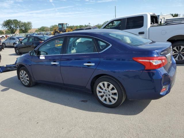 3N1AB7AP5GY291049 - 2016 NISSAN SENTRA S BLUE photo 2