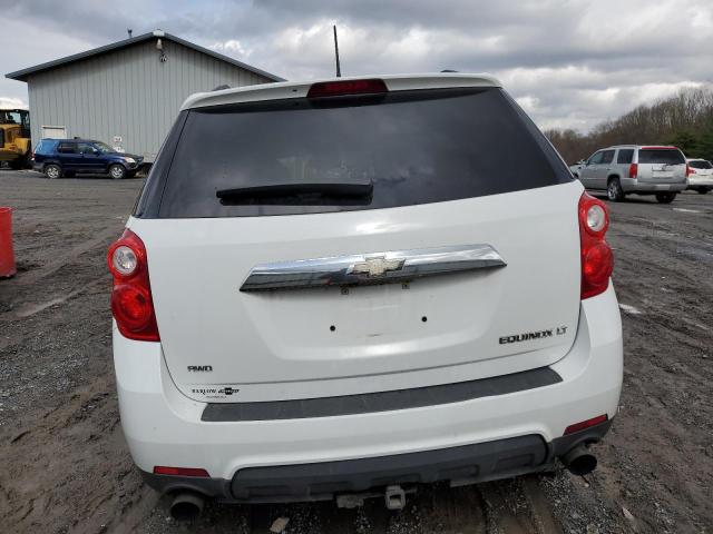 2GNFLEE38D6340115 - 2013 CHEVROLET EQUINOX LT WHITE photo 6