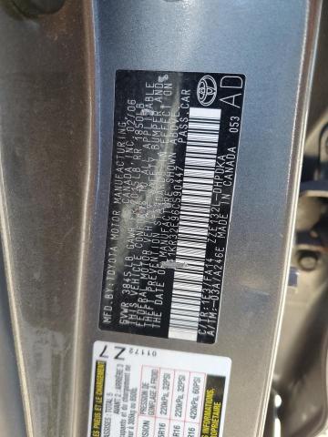 2T1KR32E96C590447 - 2006 TOYOTA COROLLA MA XR GRAY photo 12