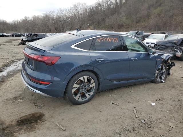 WA13AAGE0MB019623 - 2021 AUDI E-TRON SPORTBACK PRESTIGE BLUE photo 3