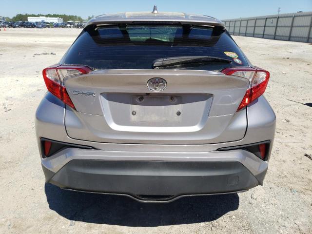 NMTKHMBX4KR096975 - 2019 TOYOTA C-HR XLE SILVER photo 6