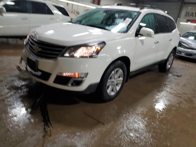 1GNKVHKD0EJ251912 - 2014 CHEVROLET TRAVERSE LT WHITE photo 1