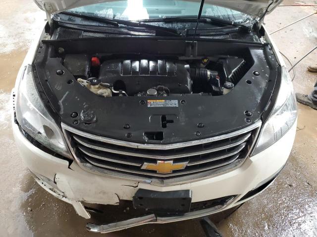 1GNKVHKD0EJ251912 - 2014 CHEVROLET TRAVERSE LT WHITE photo 11