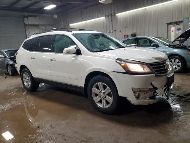 1GNKVHKD0EJ251912 - 2014 CHEVROLET TRAVERSE LT WHITE photo 4