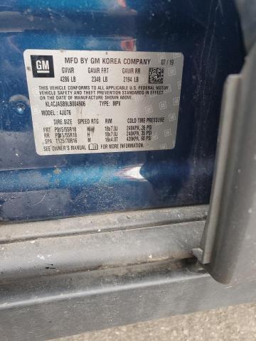 KL4CJASB9LB004906 - 2020 BUICK ENCORE PREFERRED ლურჯი ფოტო 13