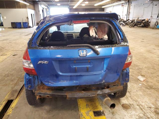 JHMGD37687S054156 - 2007 HONDA FIT S 蓝色 照片 6