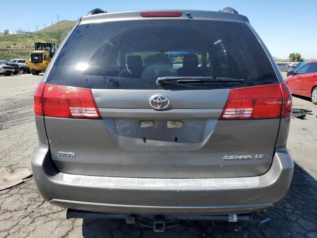 5TDZA23CX5S296350 - 2005 TOYOTA SIENNA CE GRAY photo 6