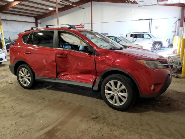 2T3DFREV0FW368918 - 2015 TOYOTA RAV4 LIMITED RED photo 4