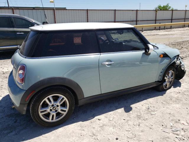 WMWSU3C5XCT543572 - 2012 MINI COOPER BLUE photo 3