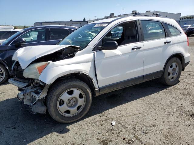 5J6RE38369L024219 - 2009 HONDA CR-V LX WHITE photo 1