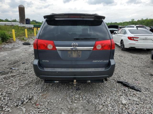 5TDZK22C48S110143 - 2008 TOYOTA SIENNA XLE BLUE photo 6