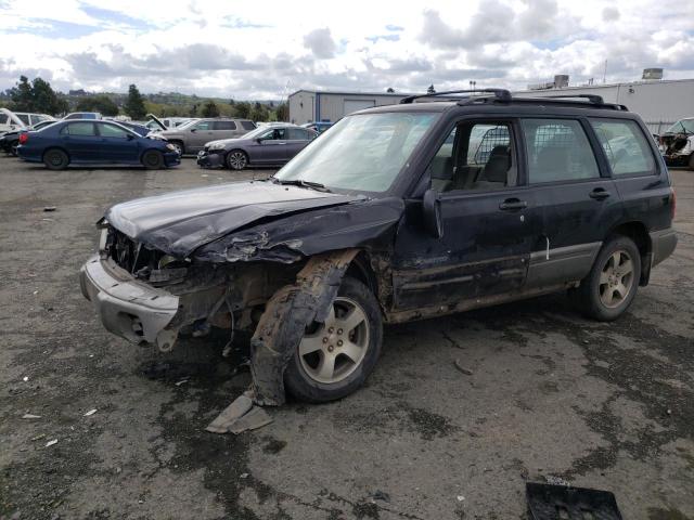 JF1SF6558WH702176 - 1998 SUBARU FORESTER S BLACK photo 1