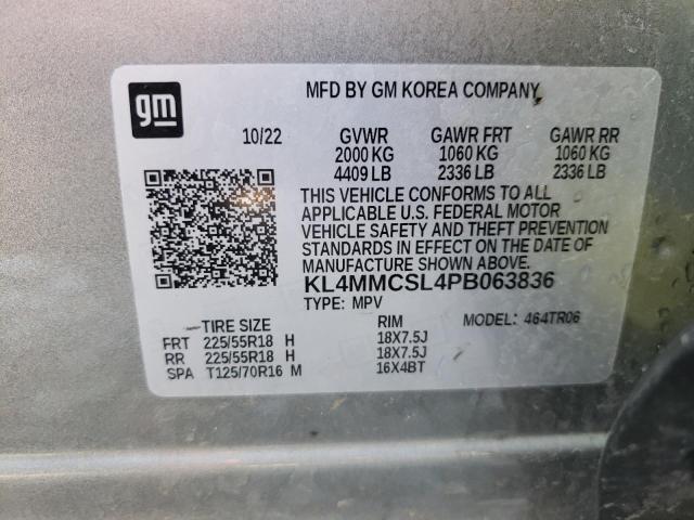 KL4MMCSL4PB063836 - 2023 BUICK ENCORE GX PREFERRED GRAY photo 13