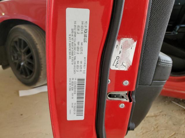 2C3CDXBG3GH103136 - 2016 DODGE CHARGER SE RED photo 13