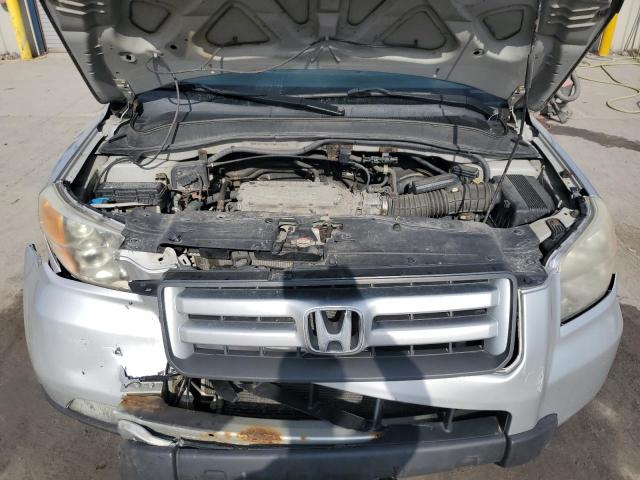 2HKYF18517H503430 - 2007 HONDA PILOT EXL SILVER photo 12