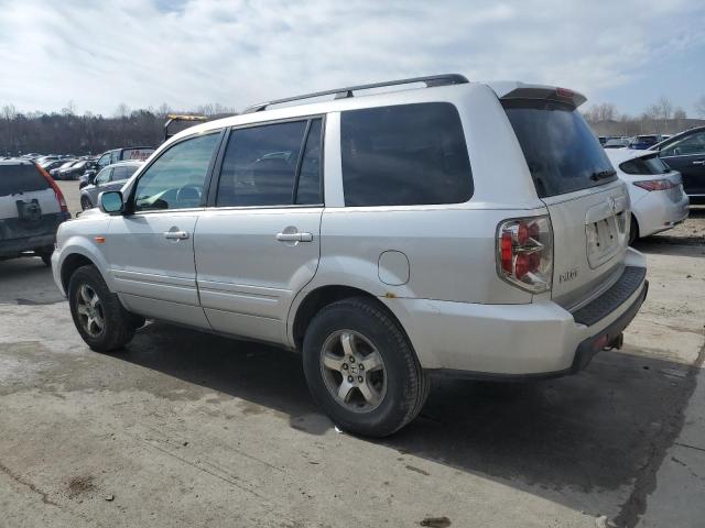 2HKYF18517H503430 - 2007 HONDA PILOT EXL SILVER photo 2
