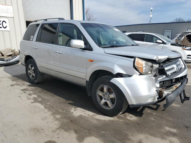 2HKYF18517H503430 - 2007 HONDA PILOT EXL SILVER photo 4
