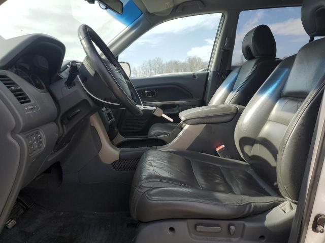 2HKYF18517H503430 - 2007 HONDA PILOT EXL SILVER photo 7