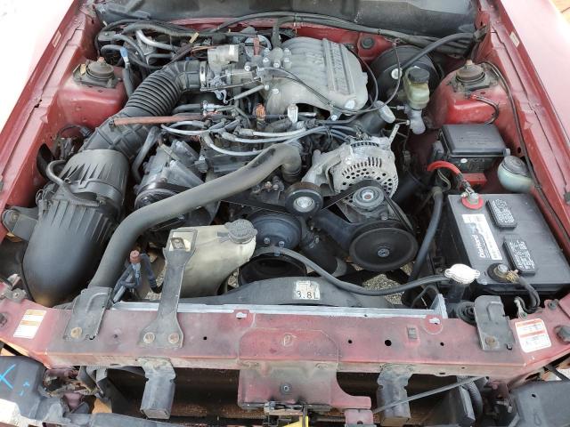 1FALP4444VF175424 - 1997 FORD MUSTANG MAROON photo 11