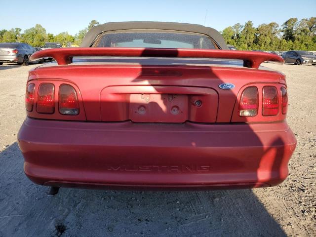 1FALP4444VF175424 - 1997 FORD MUSTANG MAROON photo 6