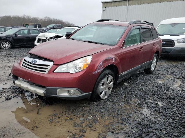 4S4BRBJC3B3358273 - 2011 SUBARU OUTBACK 2.5I LIMITED RED photo 1