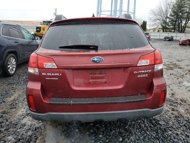 4S4BRBJC3B3358273 - 2011 SUBARU OUTBACK 2.5I LIMITED RED photo 6