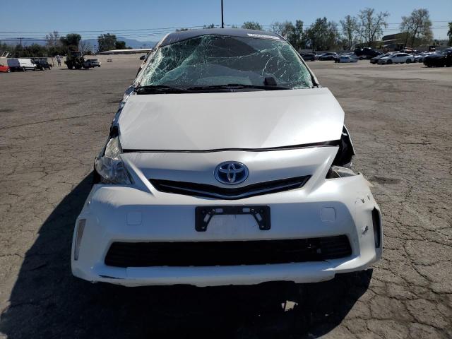 JTDZN3EUXE3358914 - 2014 TOYOTA PRIUS V WHITE photo 5