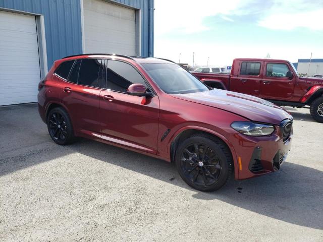 5UX53DP02R9U71035 - 2024 BMW X3 XDRIVE30I BURGUNDY photo 4