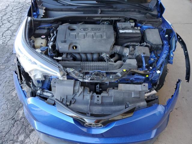 NMTKHMBX8JR027897 - 2018 TOYOTA C-HR XLE BLUE photo 11