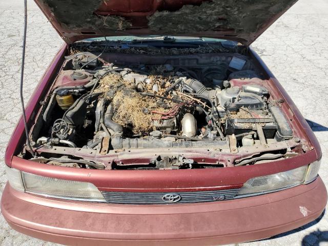 4T1VV22E0LU026747 - 1990 TOYOTA CAMRY LE RED photo 11