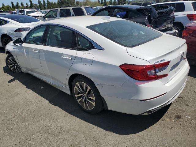 1HGCV3F10KA016648 - 2019 HONDA ACCORD HYBRID WHITE photo 2