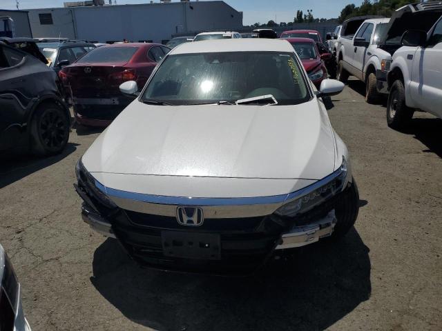 1HGCV3F10KA016648 - 2019 HONDA ACCORD HYBRID WHITE photo 5