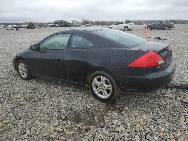 1HGCM72337A000579 - 2007 HONDA ACCORD LX BLACK photo 2