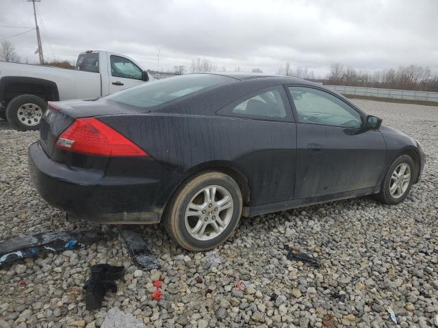 1HGCM72337A000579 - 2007 HONDA ACCORD LX BLACK photo 3