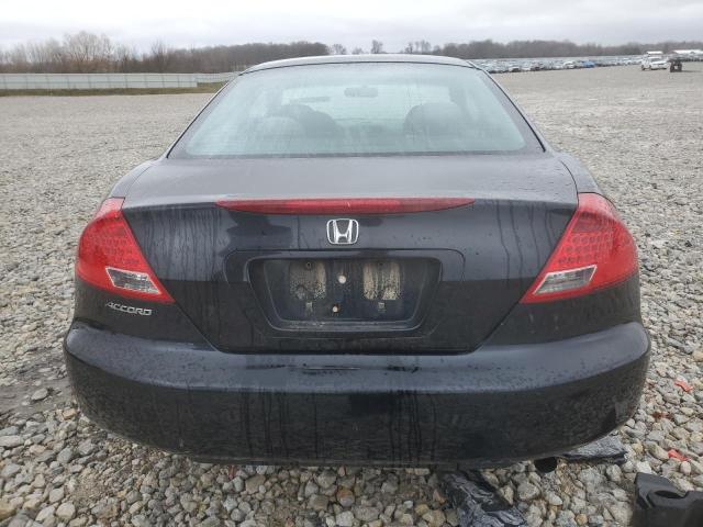 1HGCM72337A000579 - 2007 HONDA ACCORD LX BLACK photo 6