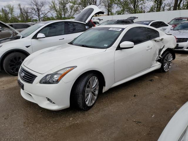 JN1CV6EL5DM982467 - 2013 INFINITI G37 WHITE photo 1