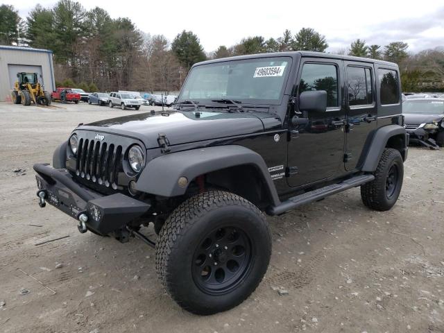 1C4BJWDGXDL583150 - 2013 JEEP WRANGLER U SPORT BLACK photo 1