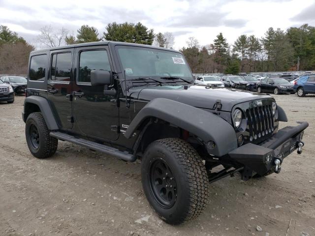 1C4BJWDGXDL583150 - 2013 JEEP WRANGLER U SPORT BLACK photo 4