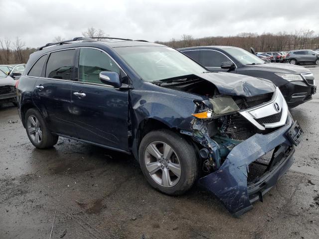 2HNYD2H67BH539431 - 2011 ACURA MDX TECHNOLOGY BLUE photo 4