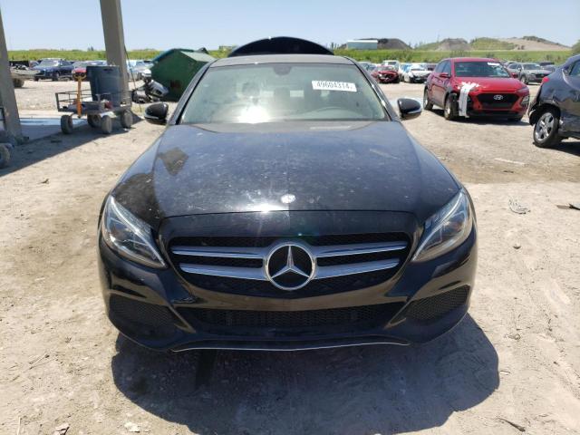 55SWF4JBXFU043656 - 2015 MERCEDES-BENZ C 300 BLACK photo 5