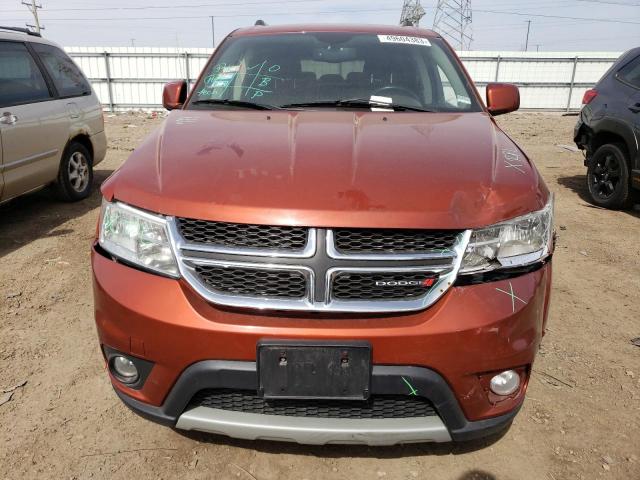 3C4PDCDG3ET287517 - 2014 DODGE JOURNEY LIMITED ORANGE photo 5