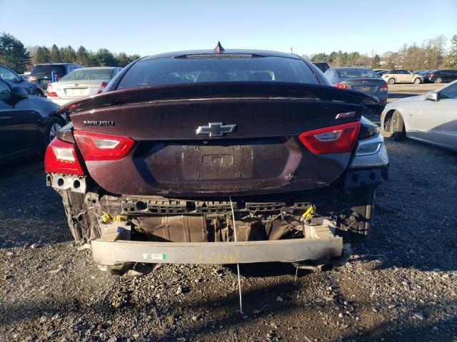 1G1ZG5ST7LF119570 - 2020 CHEVROLET MALIBU RS 栗色 照片 6